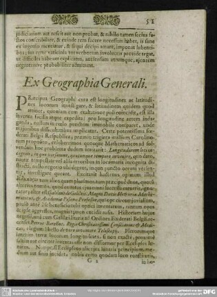 Ex Geographia Generali