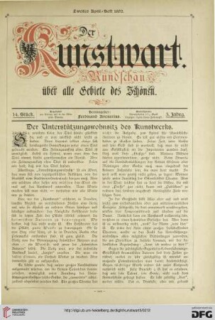 Heft 14 (2. Aprilheft 1892)