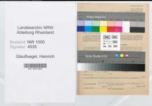 Entnazifizierung Heinrich Glaufluegel, geb. 18.10.1898 (Brandmeister)