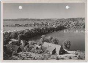 Ratzeburg, Blick vom Wasserturm auf die Stadt