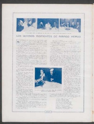 Los últimos momentos de Amado Nervo