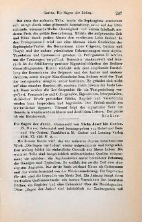 286 [Rezension] Storr, Rupert, Das Frömmigkeitsideal der Propheten