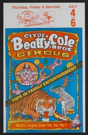 Clyde Beatty Cole Bros. Circus, ohne Ortsangabe, 1991