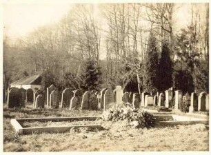 Obergrombach, Bruchsal, KA; Jüdischer Friedhof, Gräber