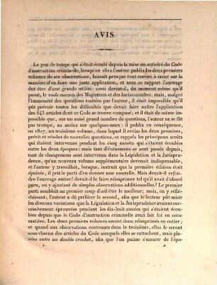 De l'instruction criminelle : consideree dans ses rapports généraux et particuliers avec les lois nouvelles et la jurisprudence de la cour de cassation, 1