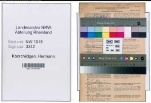 Entnazifizierung Hermann Korschildgen , geb. 07.10.1897 (Arbeiter)