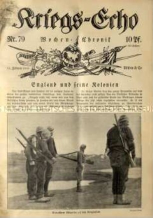 Wochenchronik der Ereignisse des 1. Weltkrieges. 6. 1916