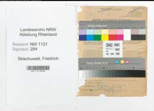 Entnazifizierung Friedrich Skischuweit , geb. 09.12.1907 (Montagearbeiter)