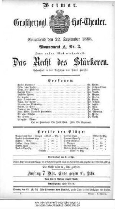 Das Recht des Stärkeren