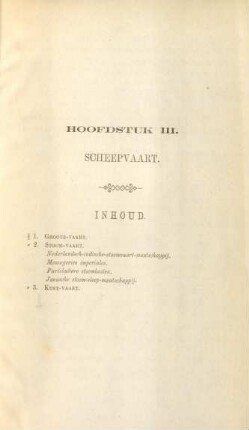 Hoofdstuk III. Scheepvaart