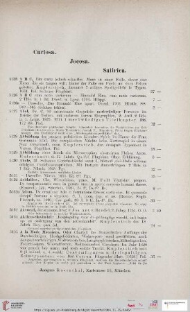 Curiosa (Nr. 5125 - 5901)