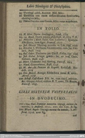Libri Historiae Universalis