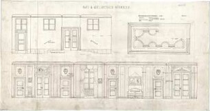 Fischer, Theodor; Nürnberg; Haus Adelsberger - Eingang u. Vorhalle - Fußboden, Wand u. Türen (Ansichten)