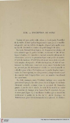 XVII. Inscription de Sanku