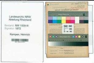 Entnazifizierung Heinrich Kempen , geb. 17.10.1910 (Bauunternehmer)
