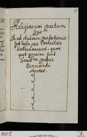 ‚Religiosum pactum’
