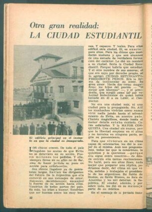 Otra gran realidad: La ciudad estudiantil