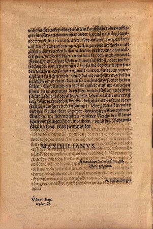 Abschiedt der Römischen Kayserlichen Maiestat vnd gemeiner Stände auff dem Reichstag zu Speyr Anno Domini M.D.LXX. auffgericht