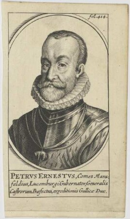 Bildnis des Petrvs Ernestvs, Comes Mansfeldius