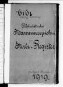 Alphabetisches Namenverzeichnis zum Sterberegister Bautzen