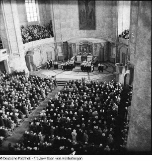 Bachfest / Kreuzkirche (ohne Tasche). Kreuzchor unter Leitung von Martin Flämig ab 1971