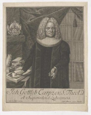 Bildnis des Joh. Gottlob Carpzov
