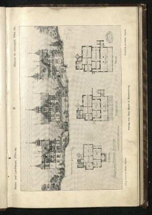 Tafel 6: Villa für Herrn Steyer, Landschaftsgärtner in Zürich