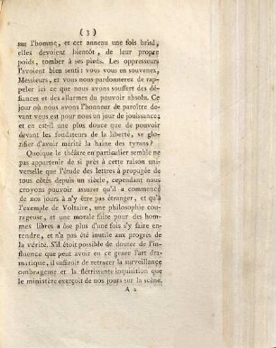 Adresse des auteurs dramatiques à l'Assemblée nationale