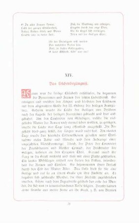 XIV. Das Leichenbegängniß.