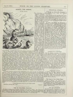 School for sirens. (To Mr. Punch)