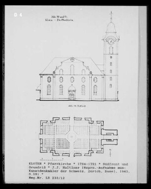 Die Pfarrkirche in Kloten