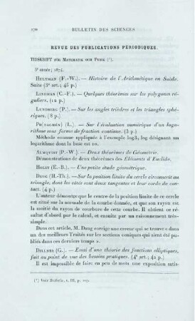 Revue bibliographique.