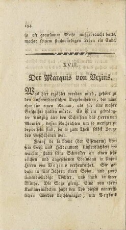 XVIII. Der Marquis von Vezins