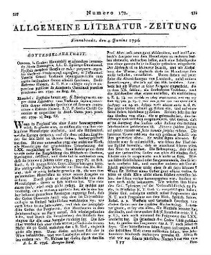 Ephemerides Societatis Meteorologicae Palatinae. Observationes anni 1789-1790. Mannheim: Neue Hof- und Akademische Buchh. 1789-90