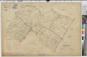 Lippborg (Lippetal), Flurbereinigung Lippborg, Bl.18 Zuteilungskarte Lippborg Flur 13