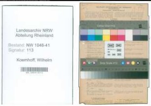 Entnazifizierung Wilhelm Koemhoff , geb. 30.06.1899 (Polizist)