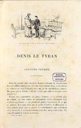 Denis le tyran : Ouvrage illustré de 112 gravures dessinées sur bois par [Osvaldo] Tofani