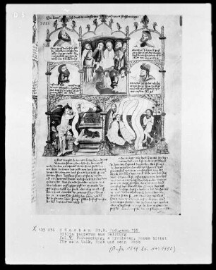 Biblia Pauperum aus Salzburg — ---, Folio 9recto