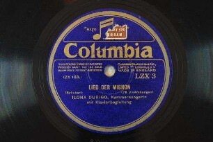 Lied der Mignon / (Schubert)