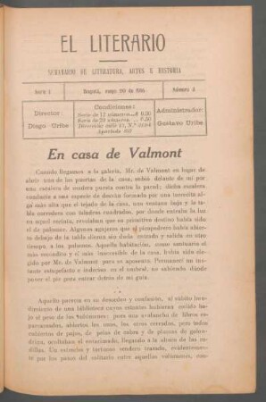 En casa de Valmont : [Traducción]