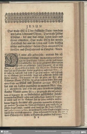 Leichenpredigt : Christliche Leichpredigt, [Eingang], Leichen-Text, Exordium, Exēgēsis