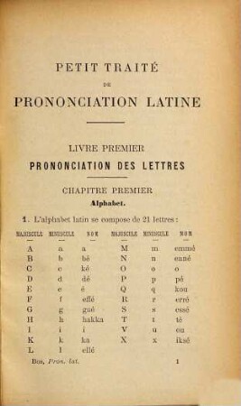 Petit traité de prononciation latine