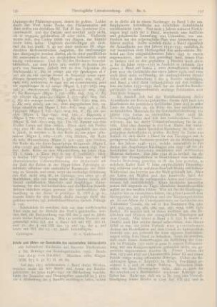 131-134 [Rezension] Briefe und Akten zur Geschichte des sechzehnten Jahrhunderts mit besonderer Rücksicht auf Bayerns Fürstenhaus. 2. Bd
