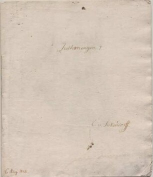 Zeichnungen Eduards Freiherrn von Seckendorff