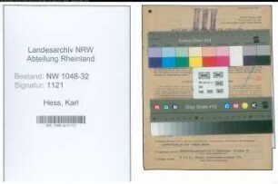 Entnazifizierung Karl Hess , geb. 03.08.1892 (Beamter)