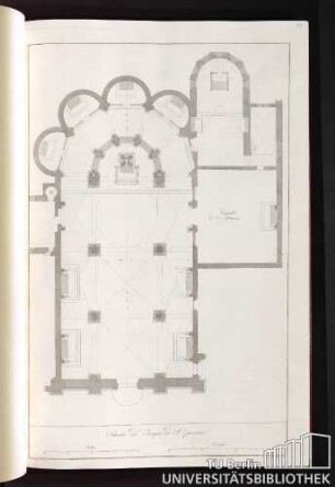 Pianta del Tempio di S. Zaccaria