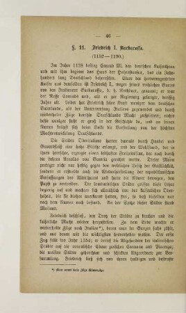 § 11. Friedrich I. Barbarossa (1152-1190)