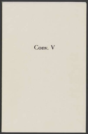 Convolut V