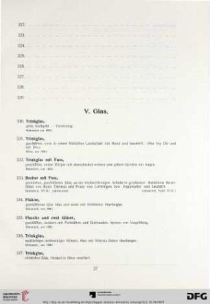 V. Glas (Nr. 330-360)