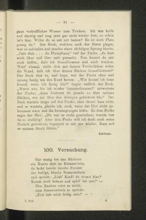 100. Versuchung.